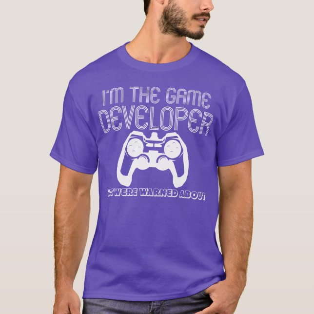 T-shirt Game Developer Joke Coding Gameester Programmer fr (Devant)