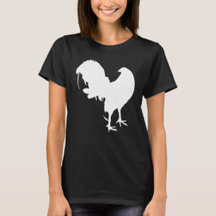 T-shirt Game Fowl Gallegos, Rooster, gamefowl Poulet blanc