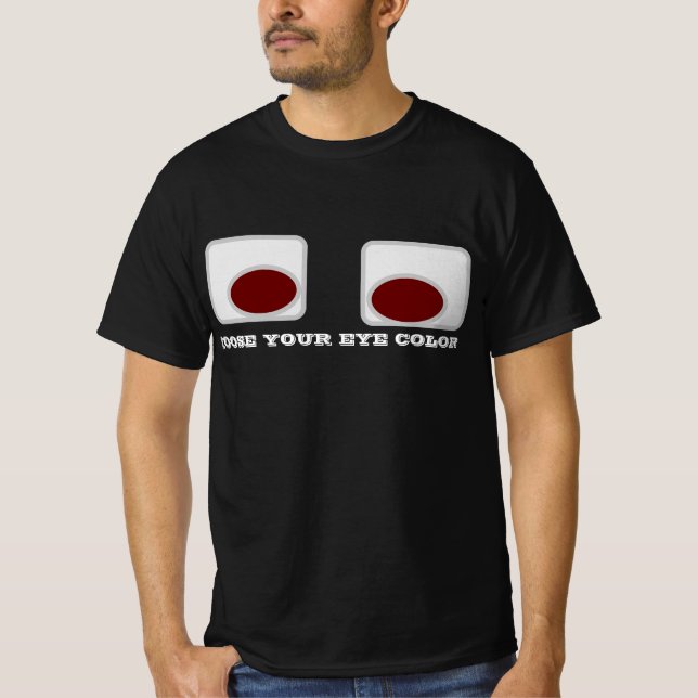 T-shirt Game Ghost Eyes tee drôle homme (Devant)
