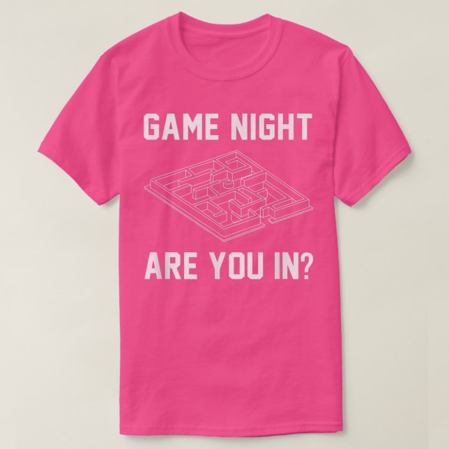 T-shirt Game Night Are You (Design devant)