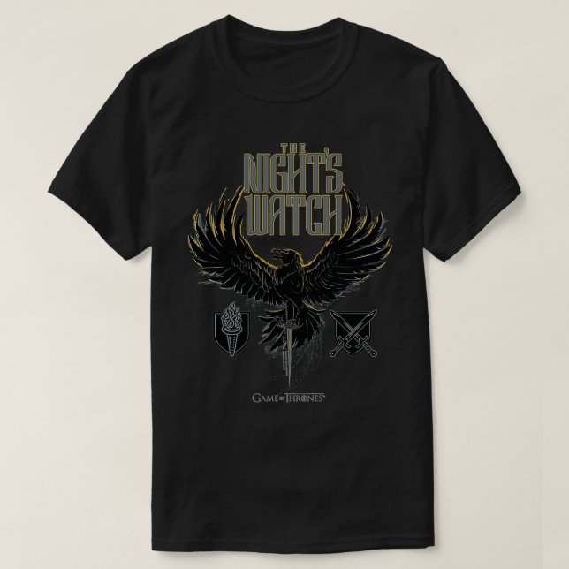 T-shirt Game of Thrones La Veille de la nuit  (Design devant)