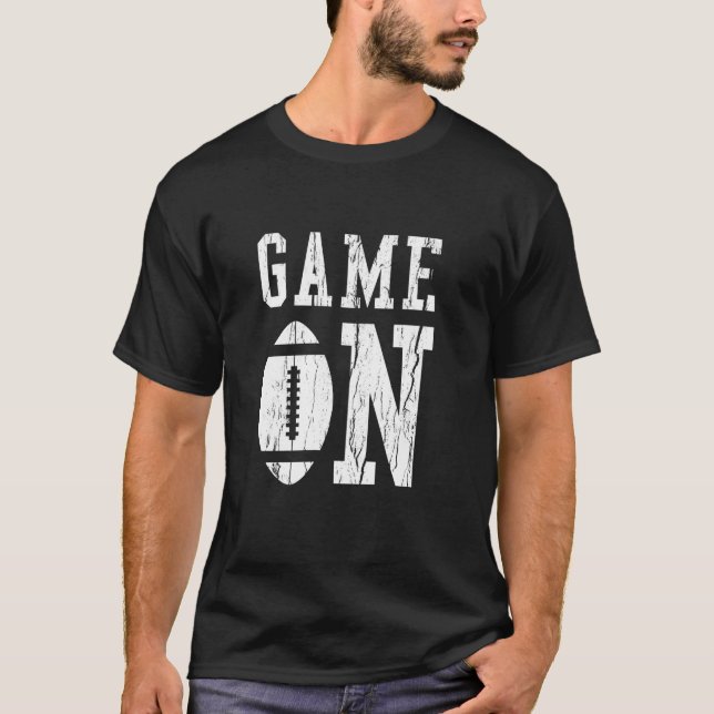 T-shirt Game On - Football Américain, Sports Etats-Unis, I (Devant)