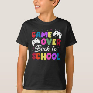 T-shirt Game Over Retour à l'école