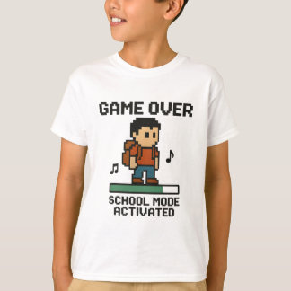 T-shirt Game Over - Retour à l'école