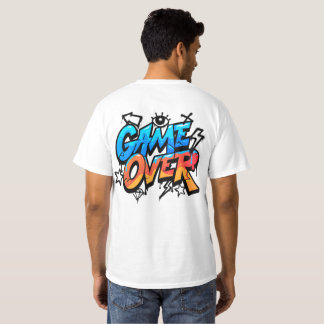 T-Shirt Game Over Style Graffiti pour Joueur – Ble