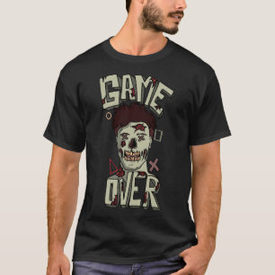 T-shirt Game over zombie