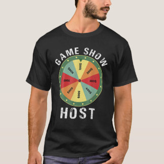 T-shirt Game Show Host Trips Board Game Night Questions V