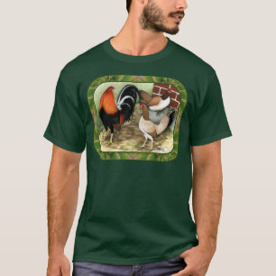 T-shirt Gamefowl à la ferme