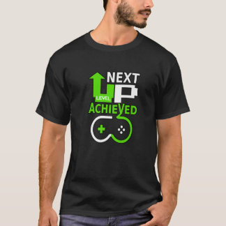 T-shirt Gamer Anniversaire Conception, Niveau supérieur Ni