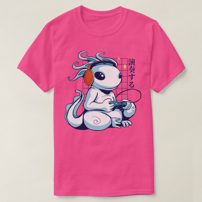 T-shirt Gamer Axolotl (Design devant)