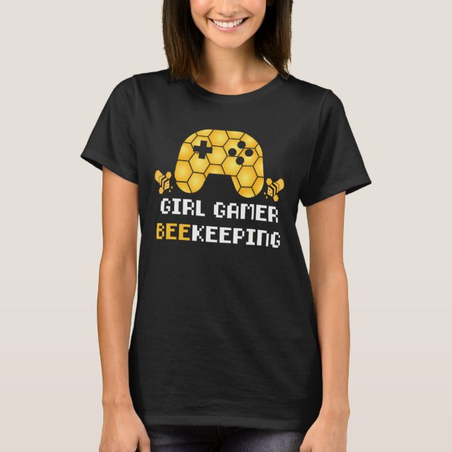 T-shirt Gamer Beekeeper fille gamer (Devant)