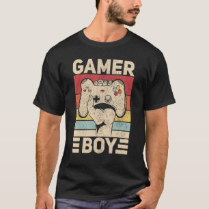 T-shirt Gamer Boy Jeu Vêtements Retro Video Game Outfit T