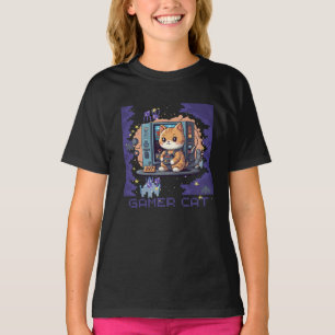 T-shirt Gamer Cat