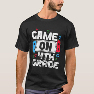 T-shirt Gamer Ck Pour École Drôle Jeu 4e Année Enfants Gar