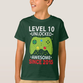 T-shirt Gamer d'anniversaire, T-shirt Enfants, Amo