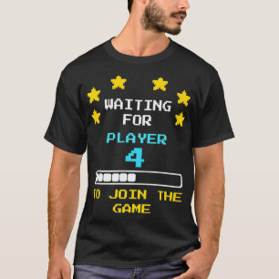 T-shirt Gamer Epectant Maman Papa Joueur 4 Chargement Baby