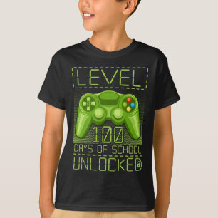 T-shirt Gamer Étudiant 100ème Jour 100 Jours De Professeur