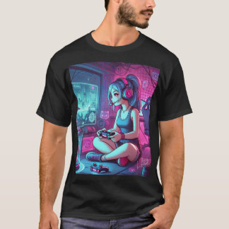 T-shirt Gamer fille