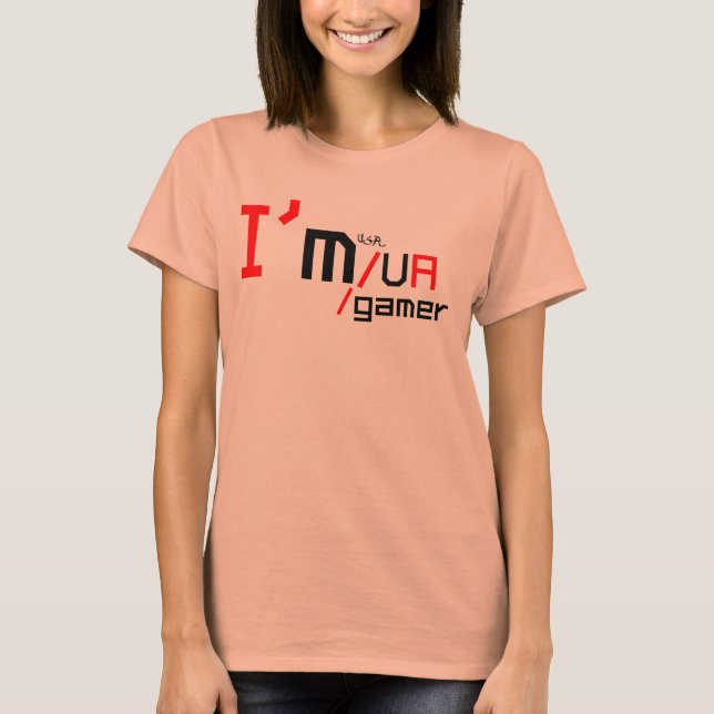 T-shirt Gamer-fille de wow ! (Devant)