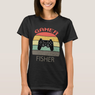 T-shirt Gamer Fisher Vintage
