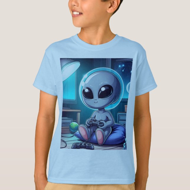 T-shirt Gamer galactique (Devant)