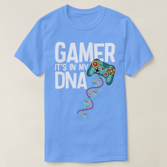 T-shirt Gamer Gamer Son Dans Mon ADN1 (Design devant)