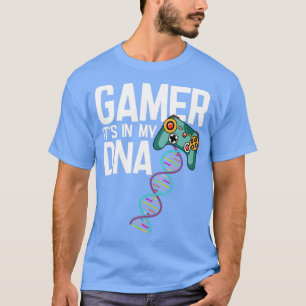 T-shirt Gamer Gamer Son Dans Mon ADN1
