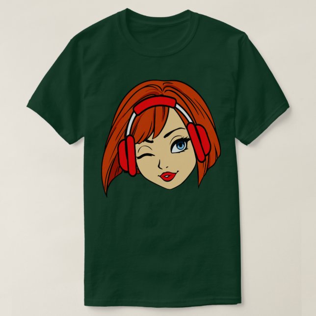 T-shirt Gamer Gaming Girl (Design devant)