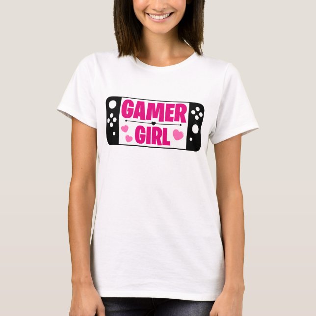 T-shirt Gamer Girl (Devant)