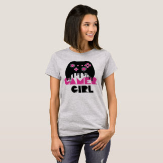 T-shirt Gamer girl filles Mme Gaming Videogame