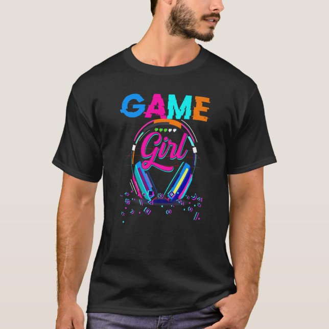 T-shirt Gamer Girl Jote Jeu Pour Les Filles Gamers Jeu Vid (Devant)