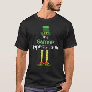 T-shirt Gamer Leprechaun Matching Family Group St Patrick