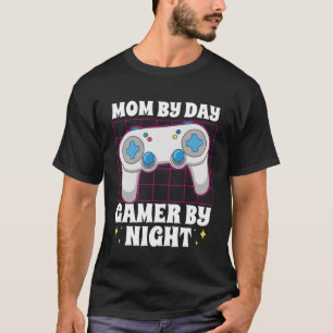 T-shirt Gamer Maman Motherhood Joystick Contrôleur vidéo G