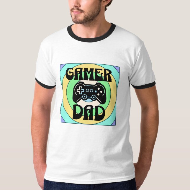 T-shirt Gamer papa (Devant)