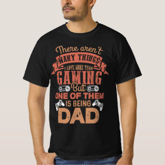 T-shirt Gamer Papa - Prochain niveau Patrie