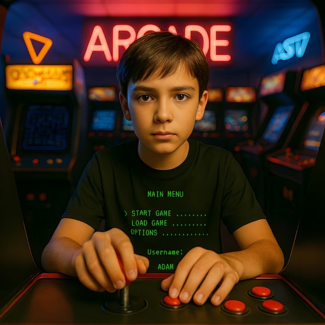 T-shirt Gamer personnalisé - Nom d'utilisateur et  (Créateur téléchargé)