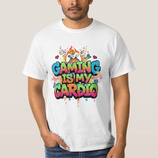 T-Shirt gamer quote (Vorderseite)