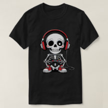 Gamer Skeleton - Funny Halloween Gaming