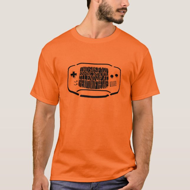 T-shirt gamer triste (Devant)