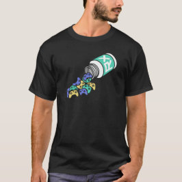 T-shirt Gamer Vitamins Funny Cartoon contrôleur pilules