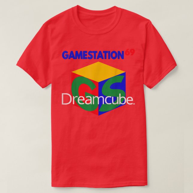 T-shirt GameStation 69 Video Game System 90's 2000's Knock (Design devant)