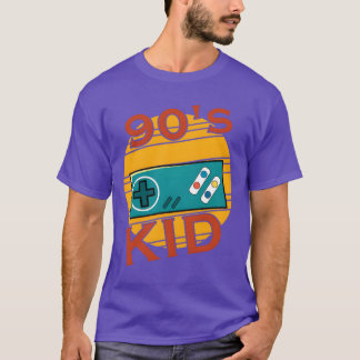 T-shirt gamin enfant des années 90 rétro jeux d'argent dic