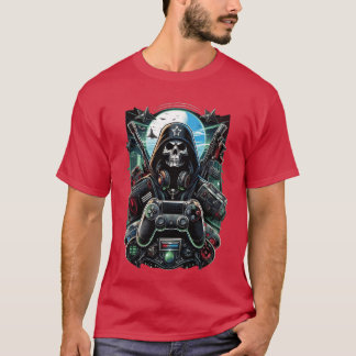 T-shirt Gaming Design vintage girl