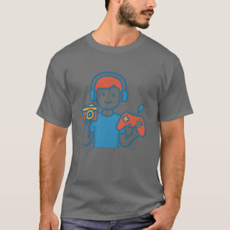 T-shirt Gaming Enthusiast Illustration friend family