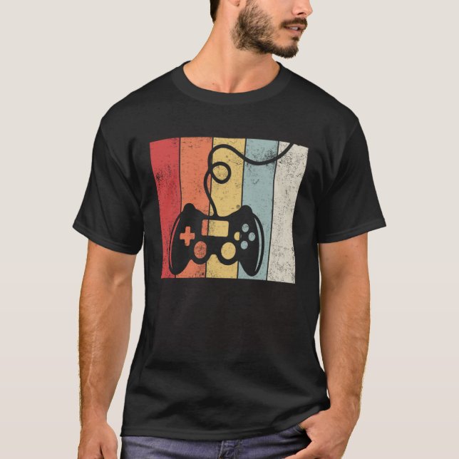 T-shirt Gaming  Tees  Gaming Controller  Cool Graphic (Devant)