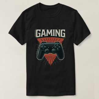 T-shirt Gaming Vibes: Bold Controller Design