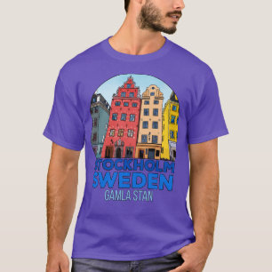 T-shirt Gamla Stan Stockholm Suède