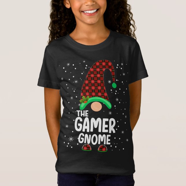 T-Shirt Gamma Claus Leopard Christmas Pajama Père Noël Don (Devant)