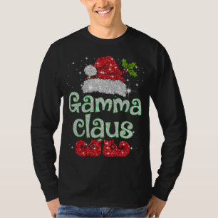 T-shirt Gamma Claus Père Noël Funny Christmas Pyjama Corre