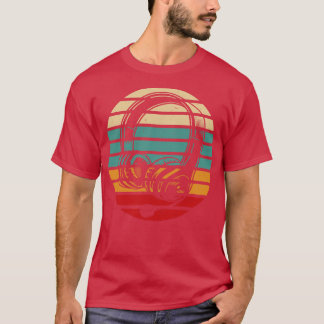 T-shirt Gamme d'écouteurs Vintages rétros